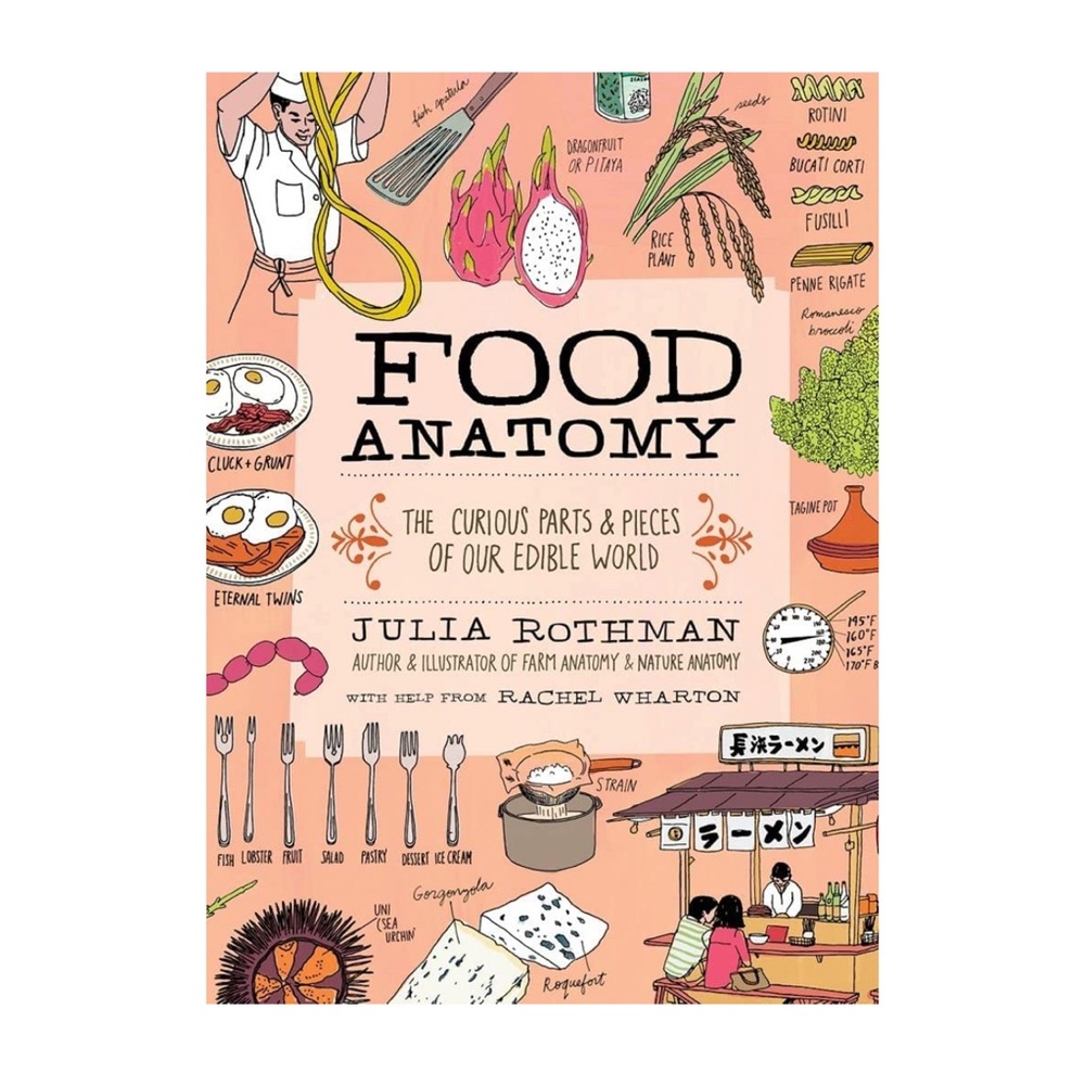 Food Anatomy by Julia Rothman Rachel Wharton Graphic Illustrated Book New Kids